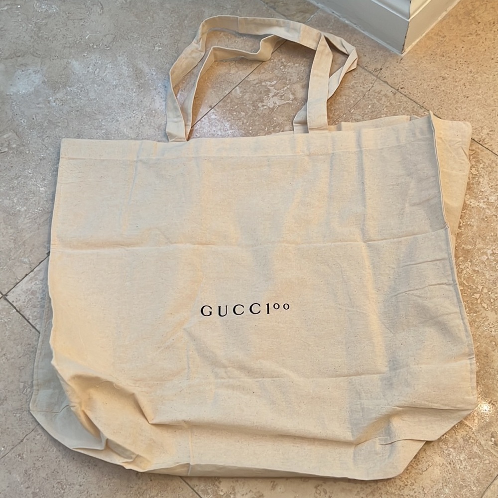 Gucci Box And Reusable Canvas Bag - image 6